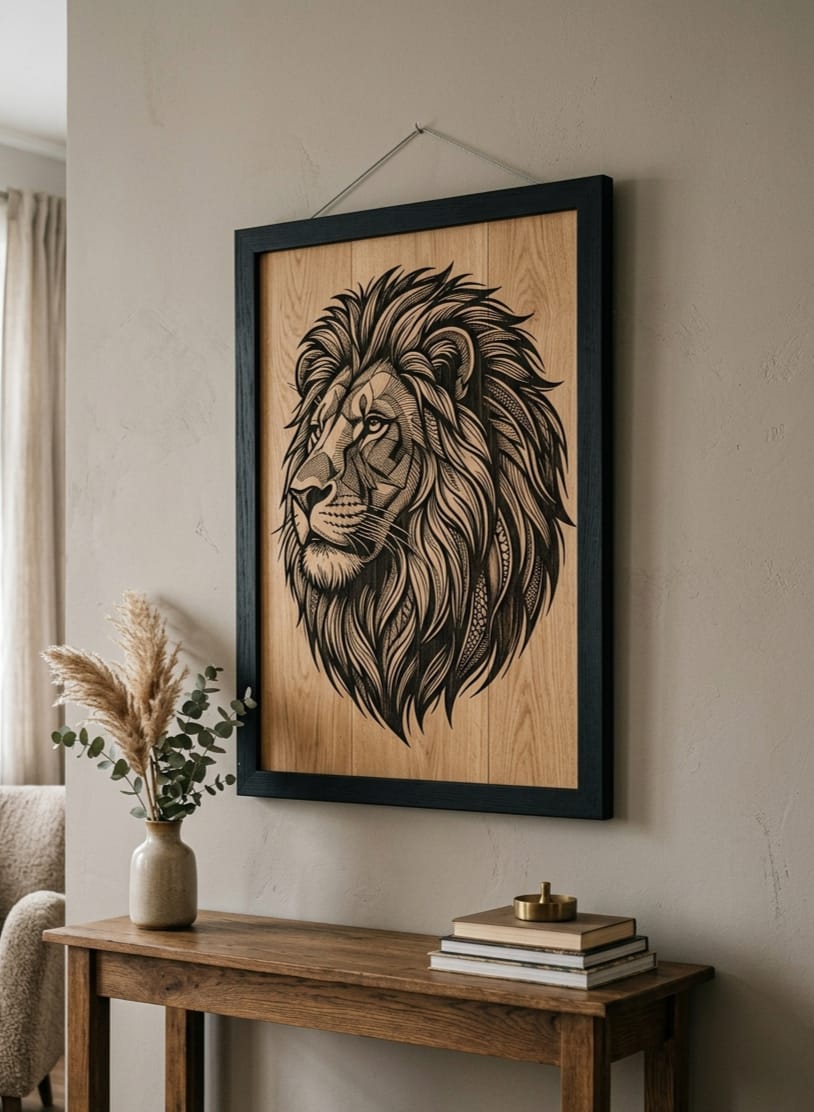 Majestic Lion King wall Art