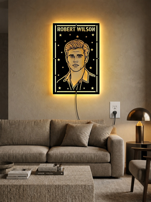 Customize Metal Neon Light Frame | Luxury Home Decor & Personalized Gift