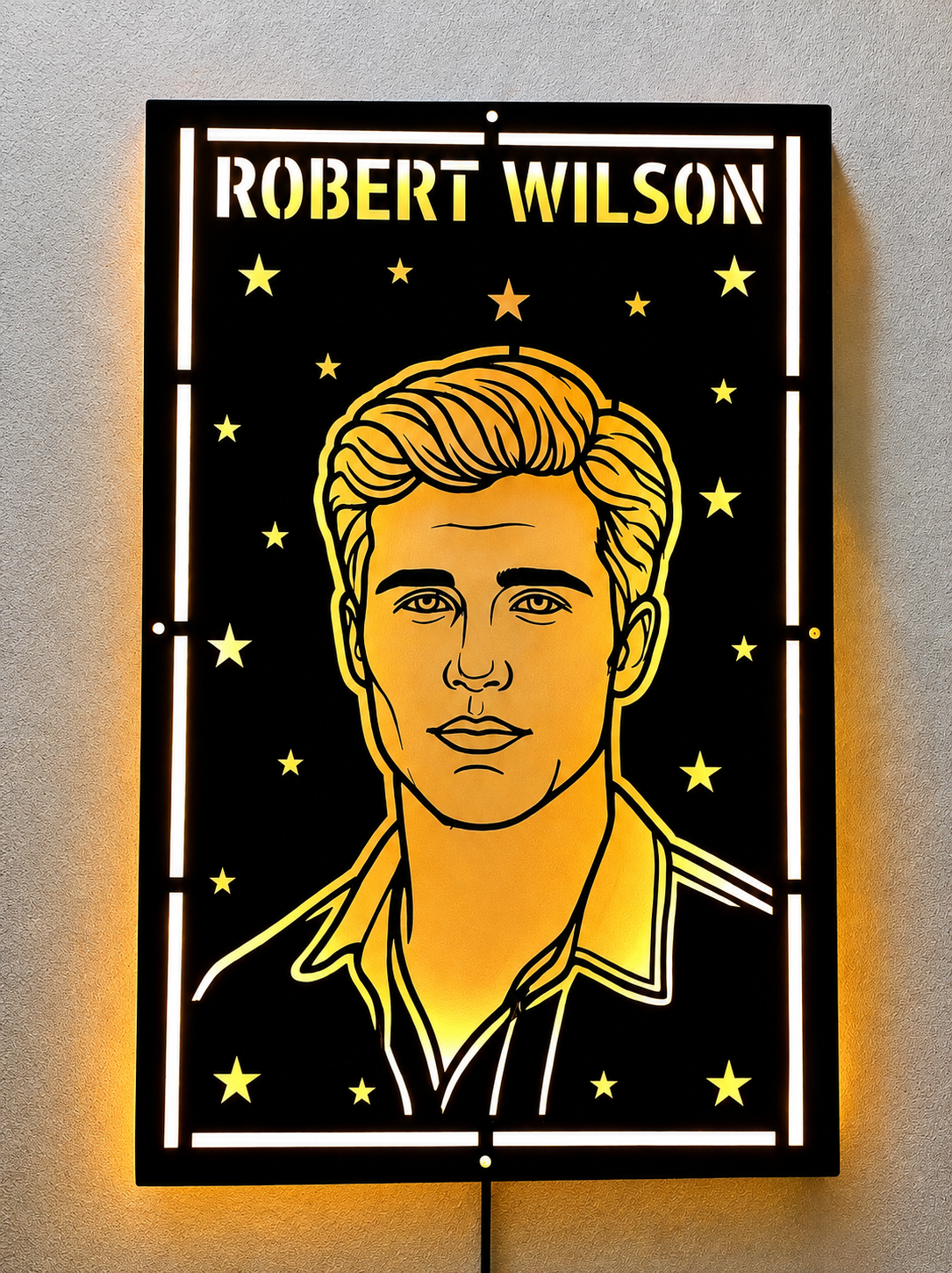 Customize Metal Neon Light Frame | Luxury Home Decor & Personalized Gift